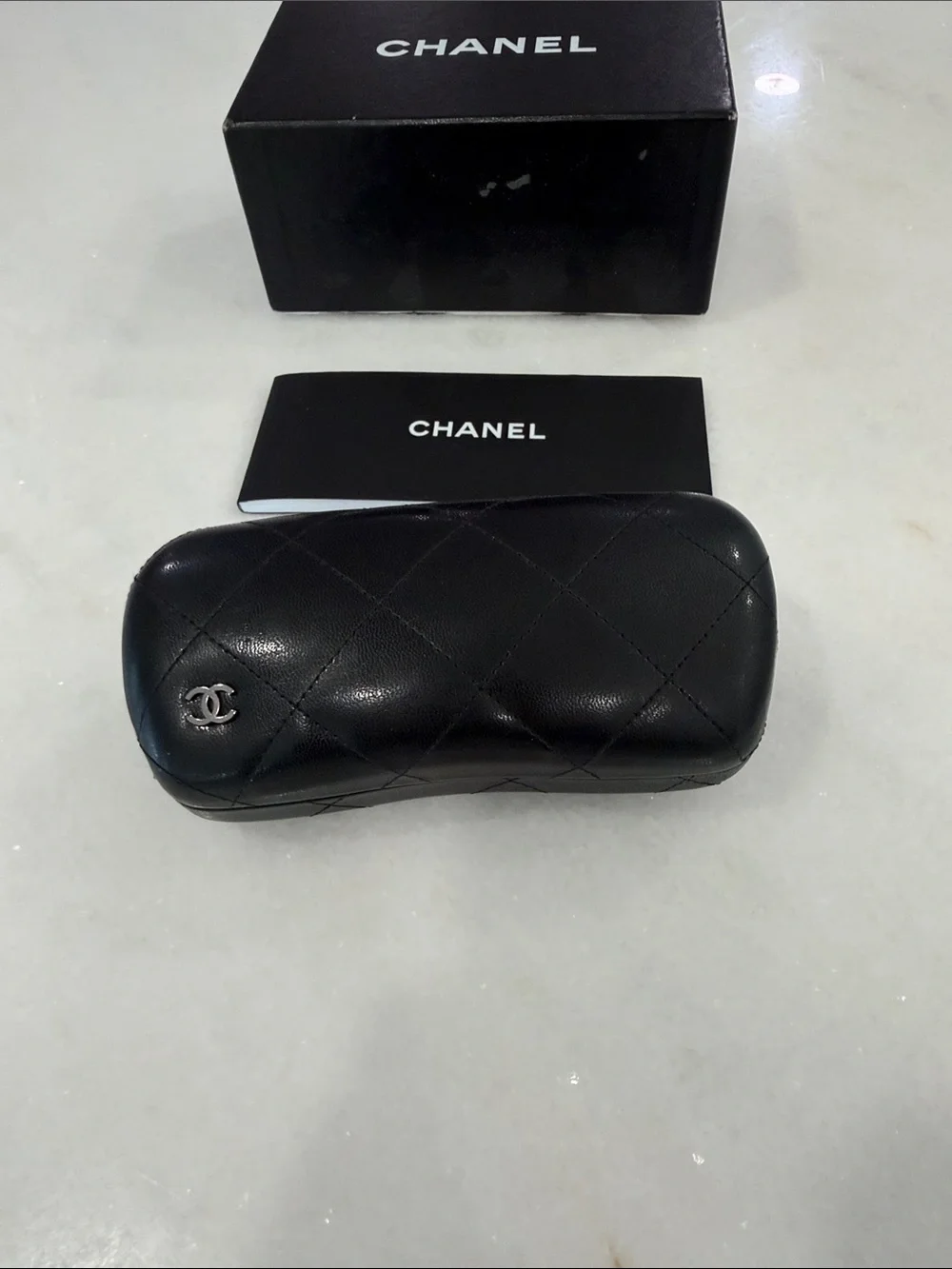 CHANEL Black Women's Sunglasses with Studded Temple Detail brand new with box